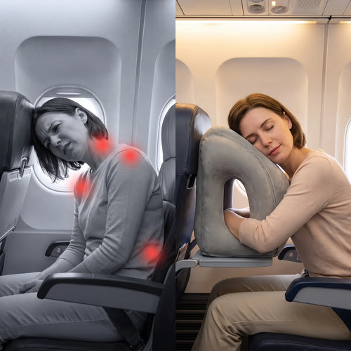 UTS AirRest™ Ergonomic Travel Pillow